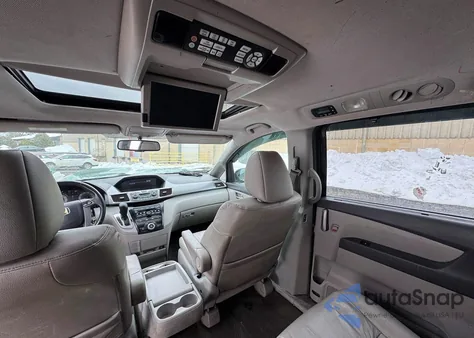 2013 Honda Odyssey Exl из США, поврежденный, VIN 5FNRL5H64DB010199
